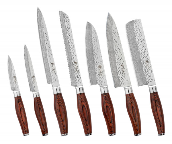 Chefmesser | WAKOLI - DAMASTMESSER | Serie "Wakoli Premium“