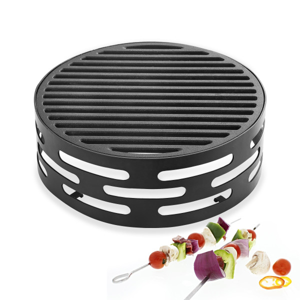 Wokaufsatz für Feuerplatte | Grillring | Plancha | Grillplatte Wokkrone Krone für alle Feuerplatten mit 25cm Feuerloch